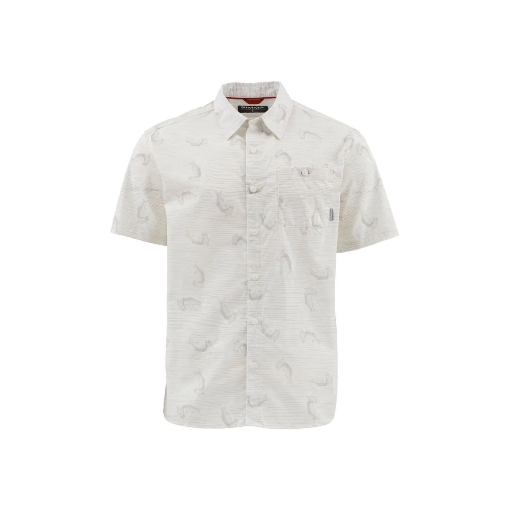 Simms M's Tailout SS Shirt - Tarpon Time - Medium