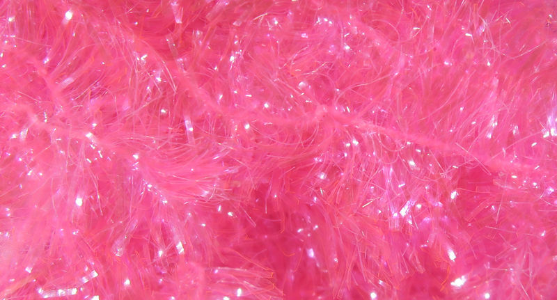 Hareline Dubbin Ice Chenille Medium Hot Pink