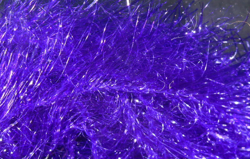 Hareline Dubbin Krystal Hackle Medium Purple