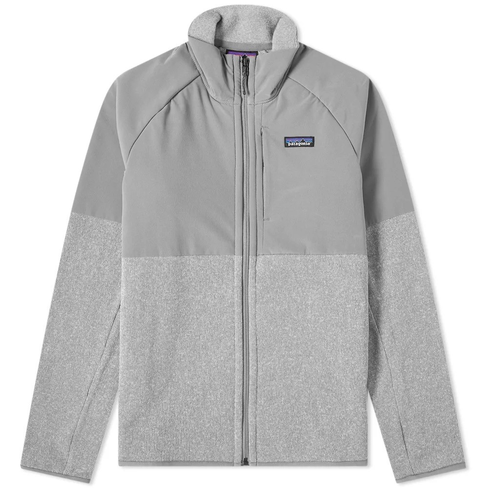Patagonia M's LW Better Sweater Shelled Jacket - Feather Grey - Large