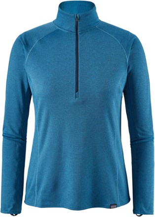 Patagonia W's Capilene Midweight Zip Top - Underwater Blue - Small