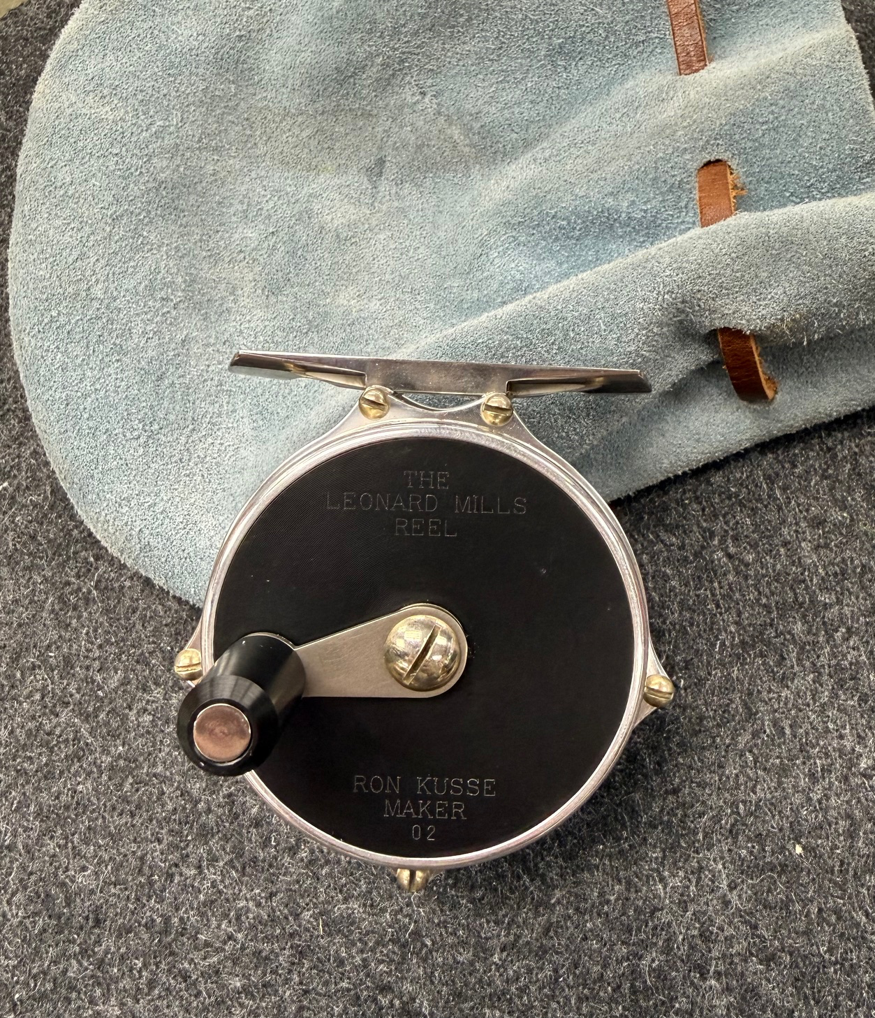 The Leonard Mills Reel - Ron Kusse Maker - Model No. 44 - 2-5/8