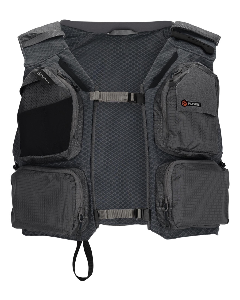Simms Flyweight Fishing Vest - Smoke - S/M