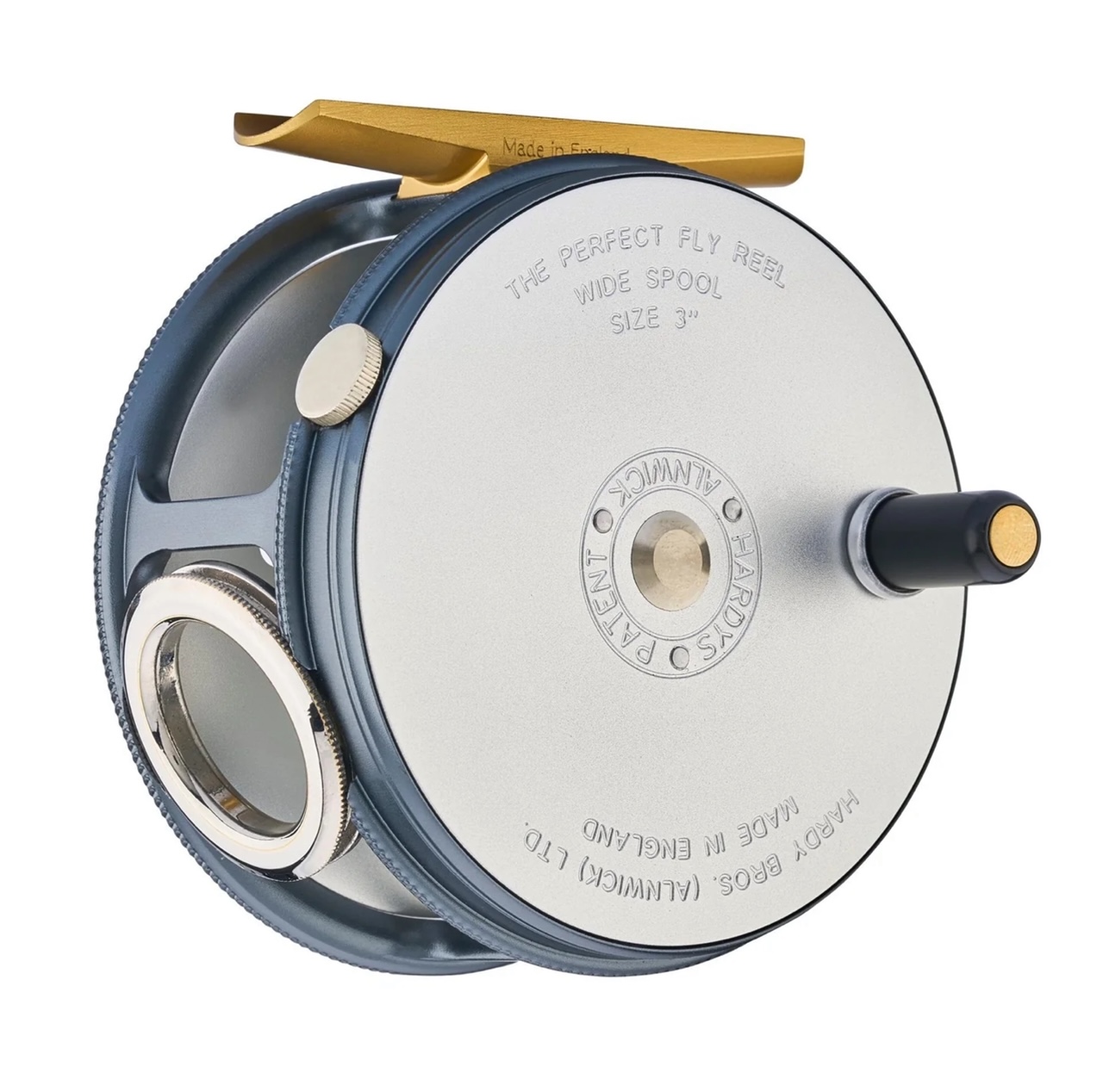 Hardy 1921 Wide Spool Perfect 4 Inch Fly Reel - RHW