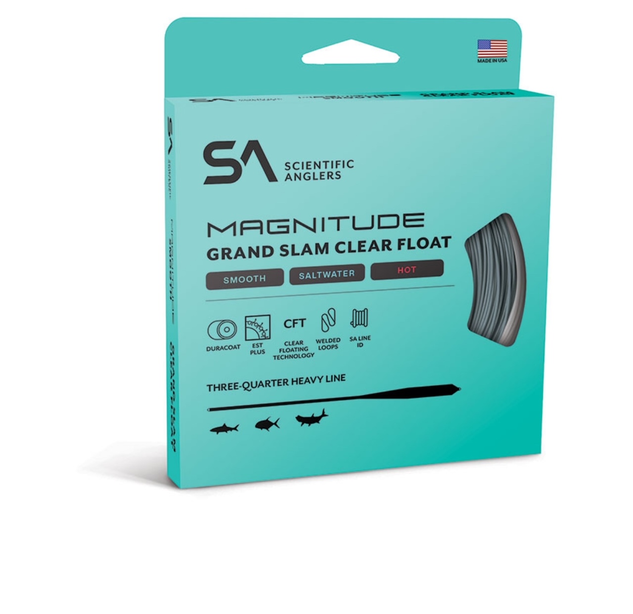 Scientific Anglers Magnitude Smooth Grand Slam Plus Clear Tip - WF10F