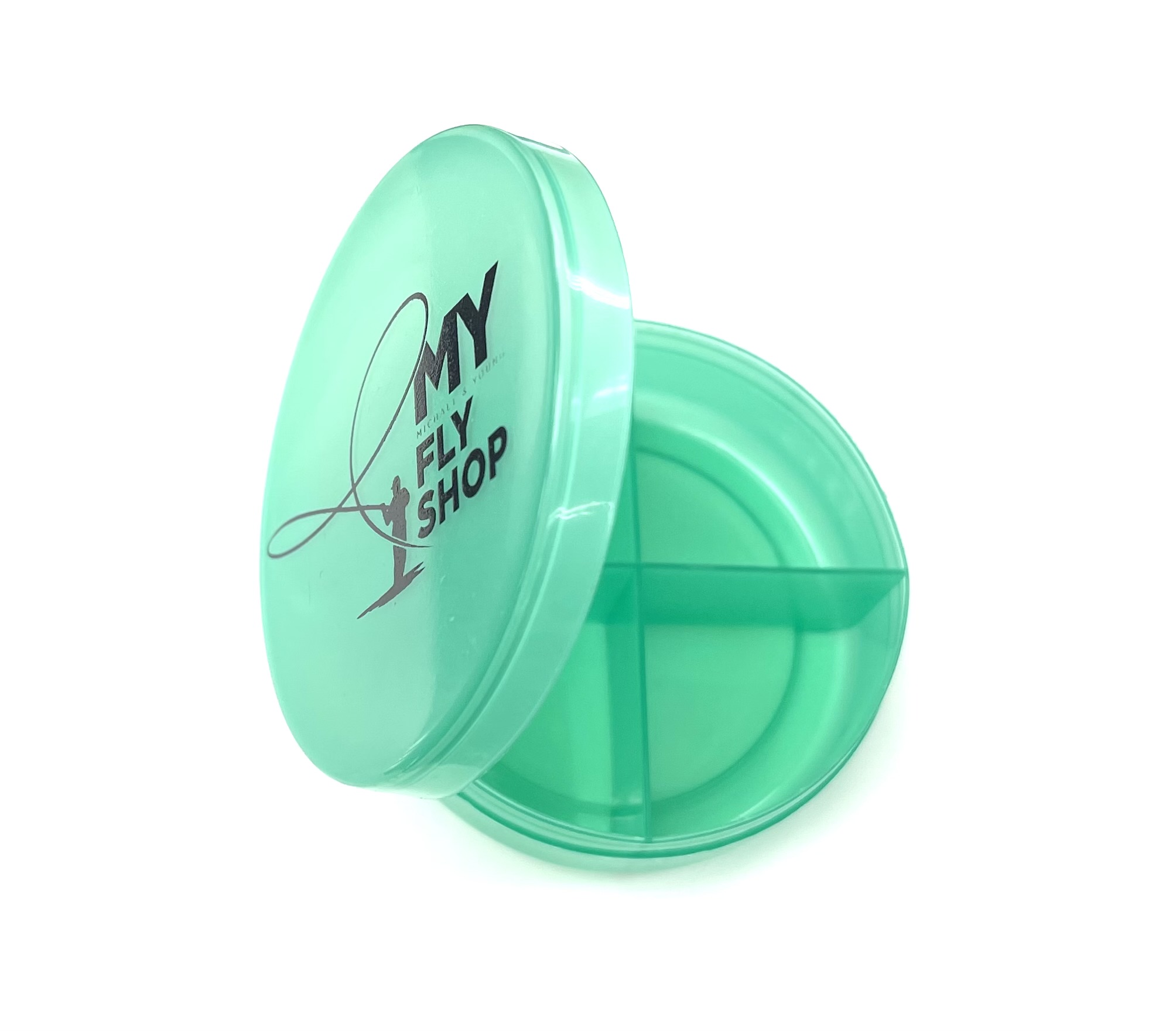 My Fly Shop Green Divided Cup