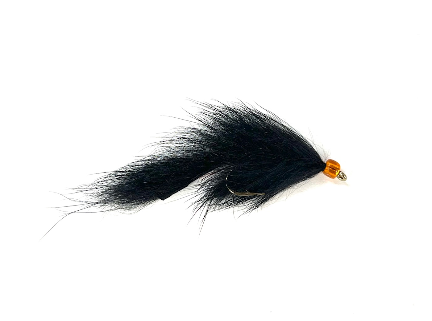 Black's Flies OB Squirrel Leech - Black - Size 10