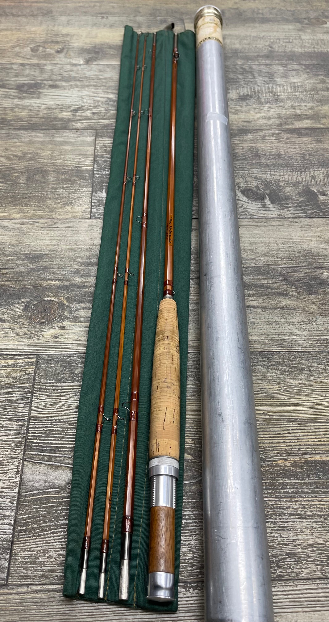 Orvis Impregnated Cane Battenkill 8' 3pc #6 Fly Rod - ser. 25805 - Great Condition