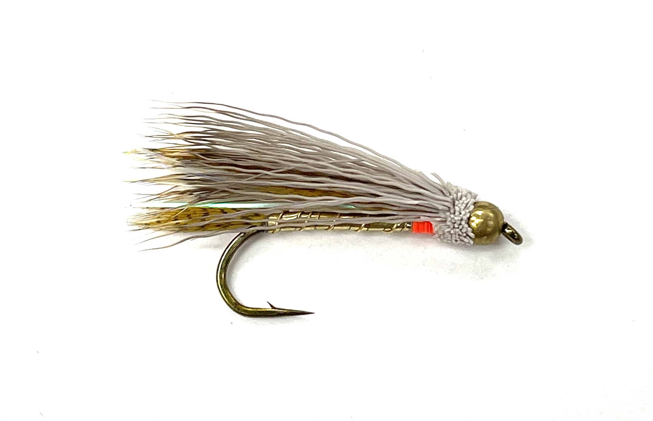 FAD Bead Head Gold Rolled Muddler - Natural - Size 8