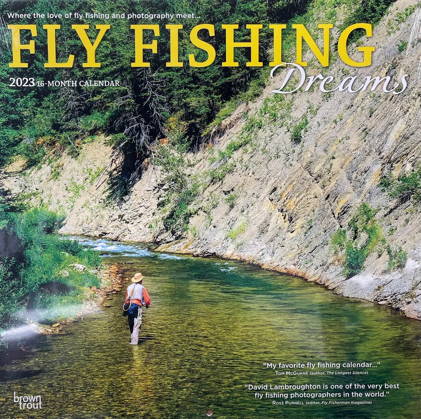 Fly Fishing Dreams 16-Month Calendar 2023