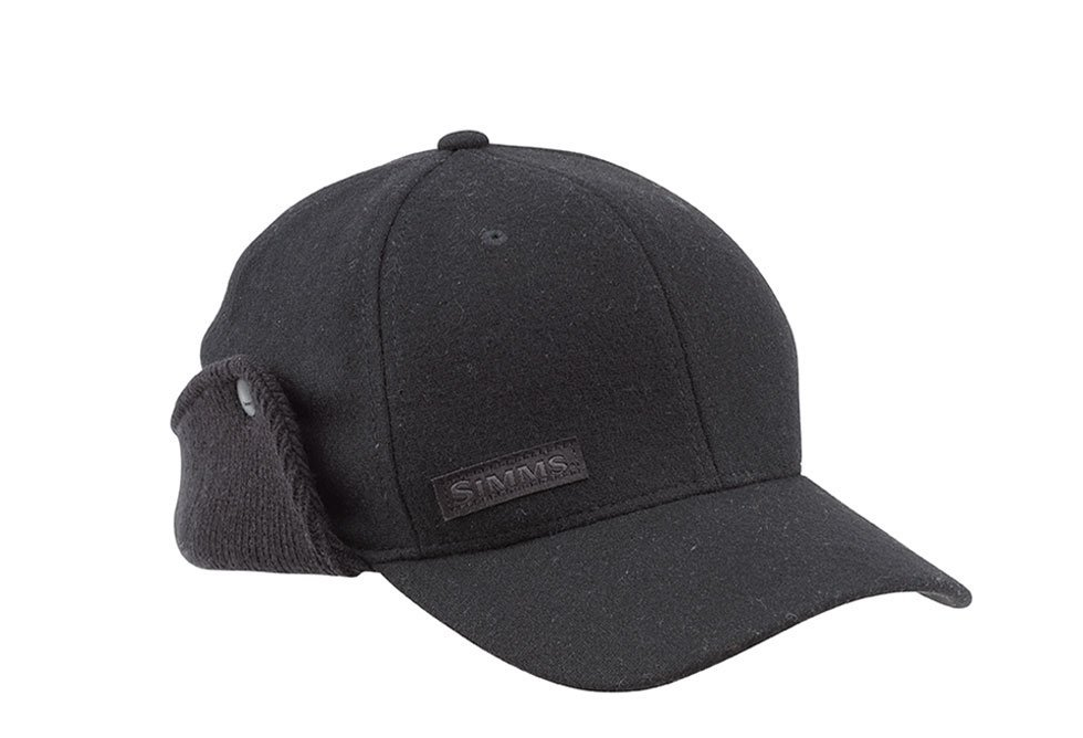 Simms Wool Scotch Cap - One Size Fits All - Black