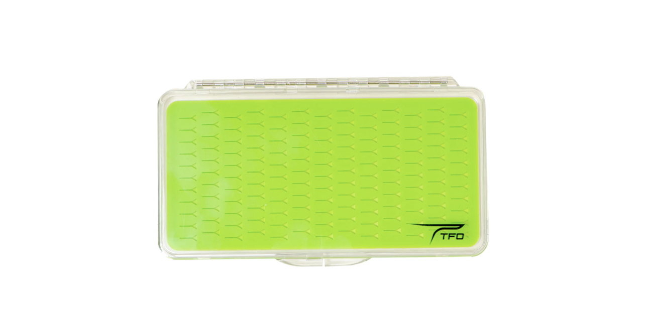 TFO Silicone Slit Foam Fly Box - Large