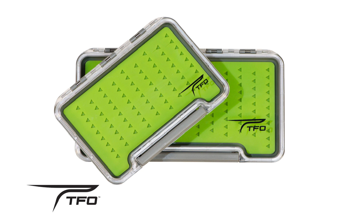 TFO Waterproof Slit Silicone Fly Box - Large