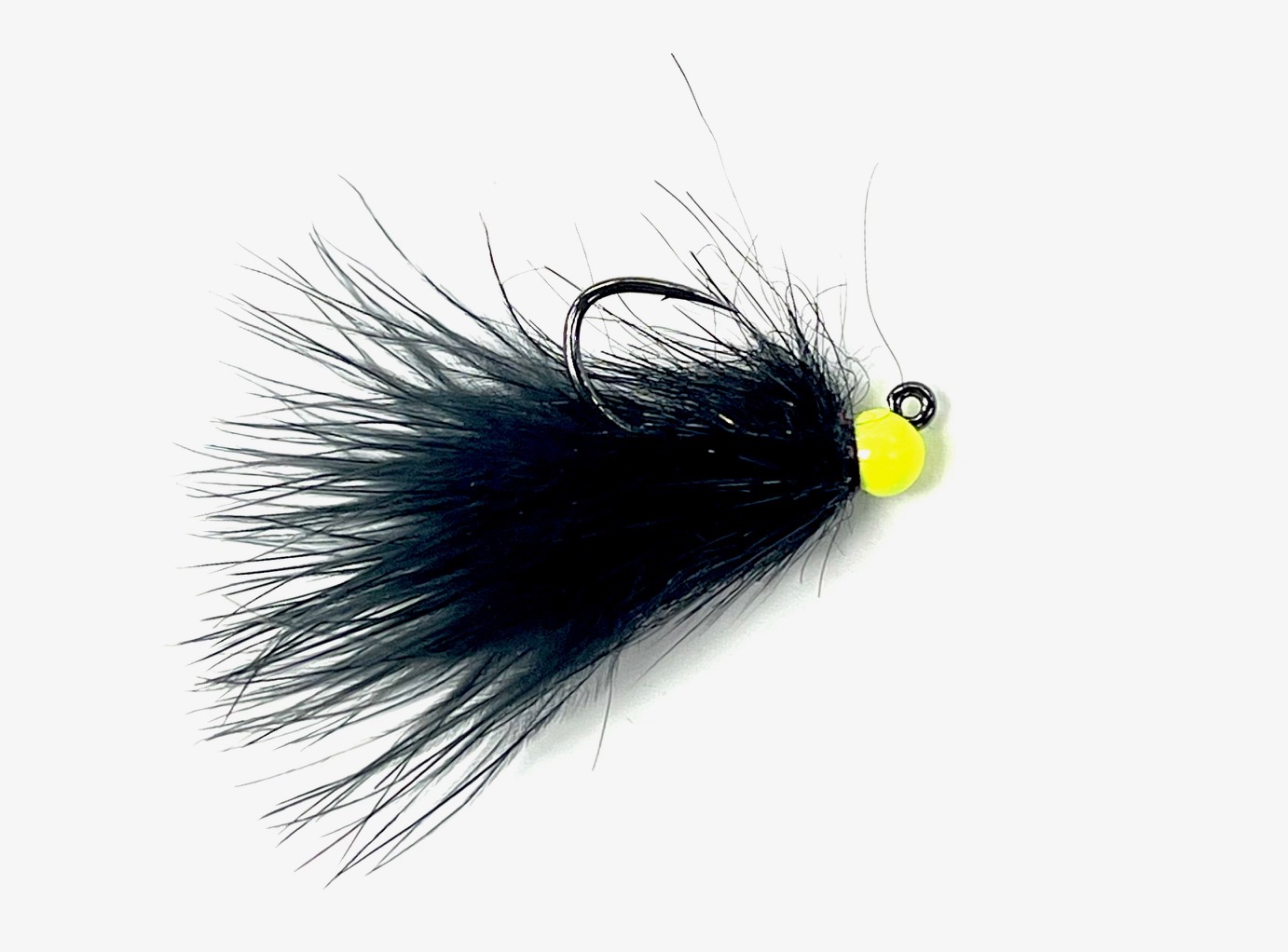 MFC Ice-Off Jig - Black/Chartreuse Bead #10  3.8mm