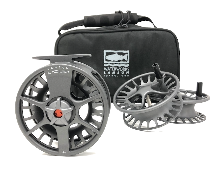 Waterworks-Lamson Lamson Remix 3 Pack Fly Reel and 2 Spare Spools - Glacier