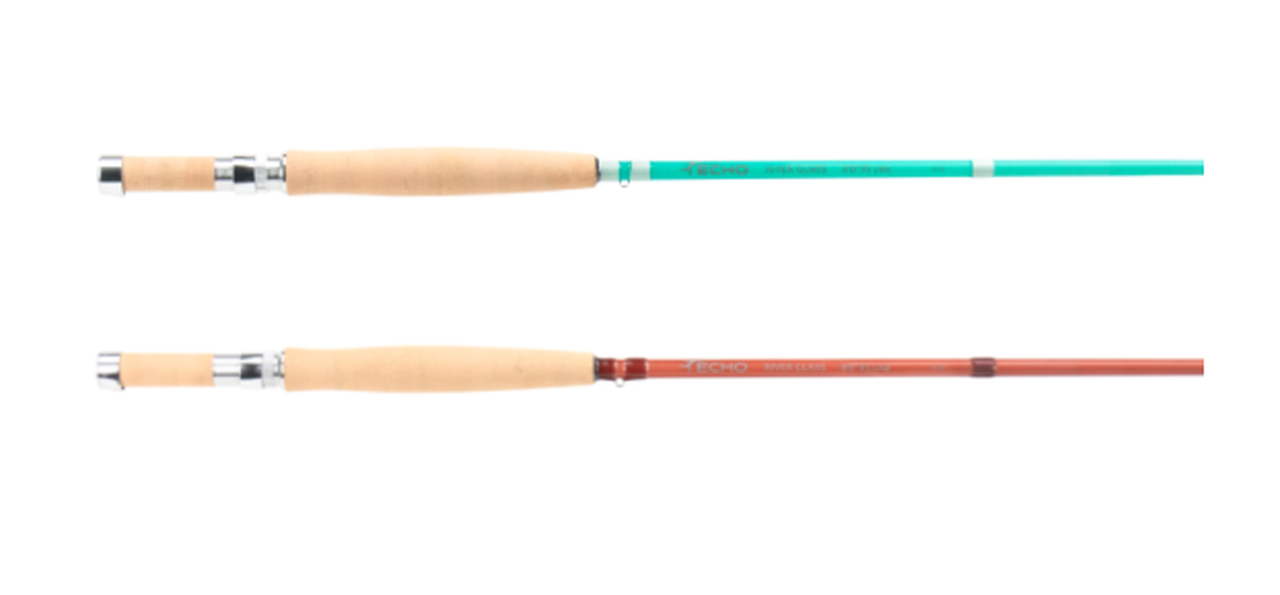 Echo River Glass Offering fly rods for salt water, freestone