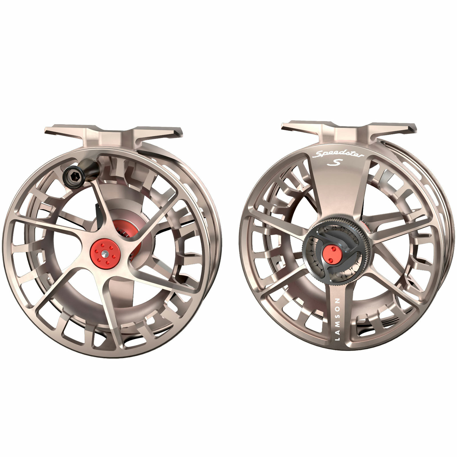 Lamson Speedster S-Series -7+ Reel - Ember