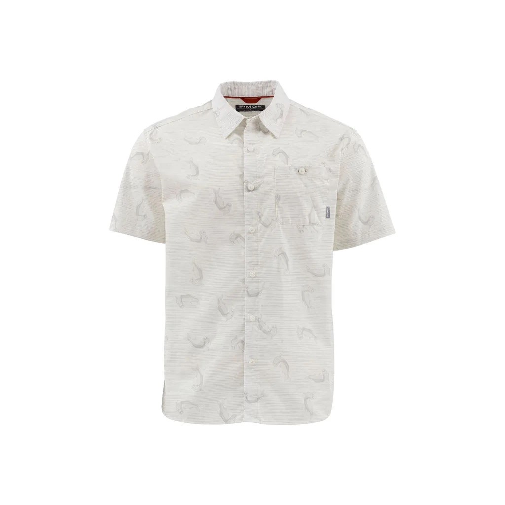 Simms M's Tailout SS Shirt - Cowboy Fly Sterling - XL