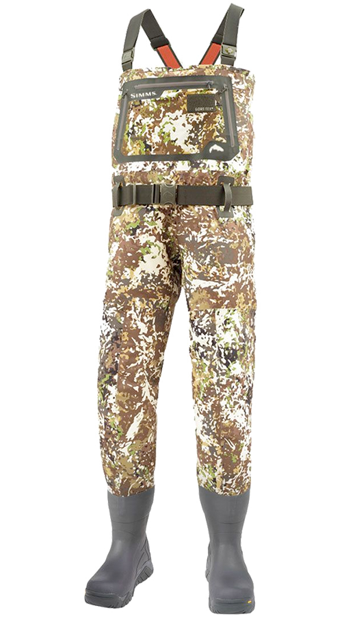 G3 Guide River Camo Waders - Bootfoot - Felt Sole